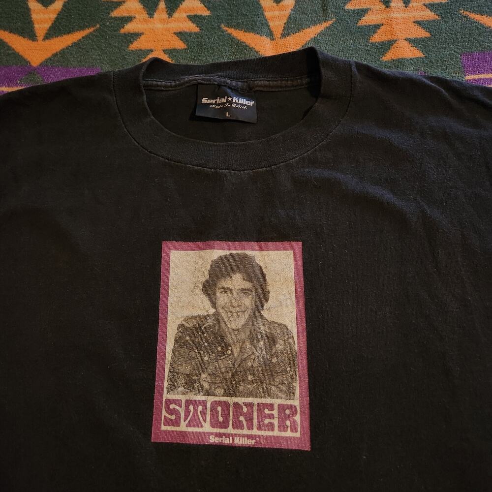 Vintage 90’s Serial Killer Stoner Greg Brady Bunch Barry Williams Skater Graphic